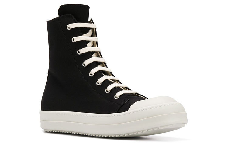 Lookbook Rick Owens DRKSHDW High-Top Canvas Sneakers 'Black' DU20S5800CTEH4-09