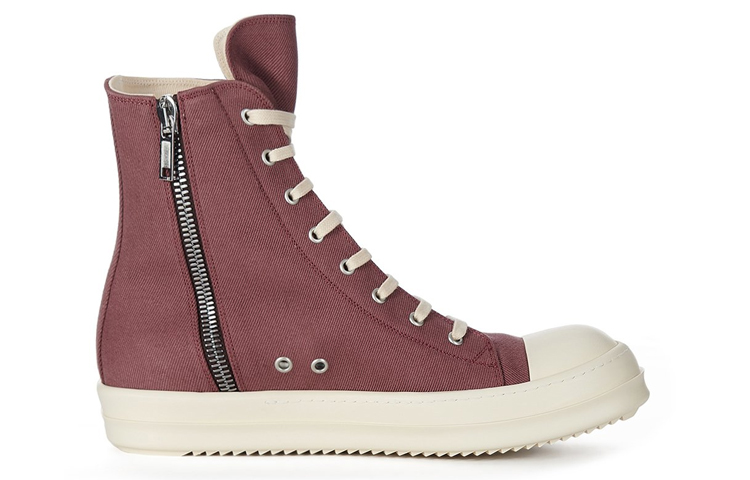 Rick Owens DRKSHDW High-Top Sneaker 'Dip-Dye Red Denim' 圖 2