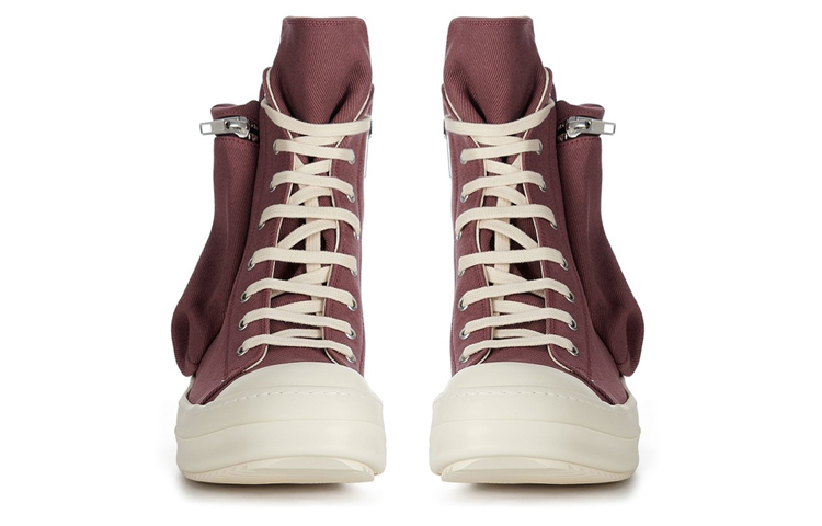 Rick Owens DRKSHDW High-Top Sneaker 'Dip-Dye Red Denim' 圖 3