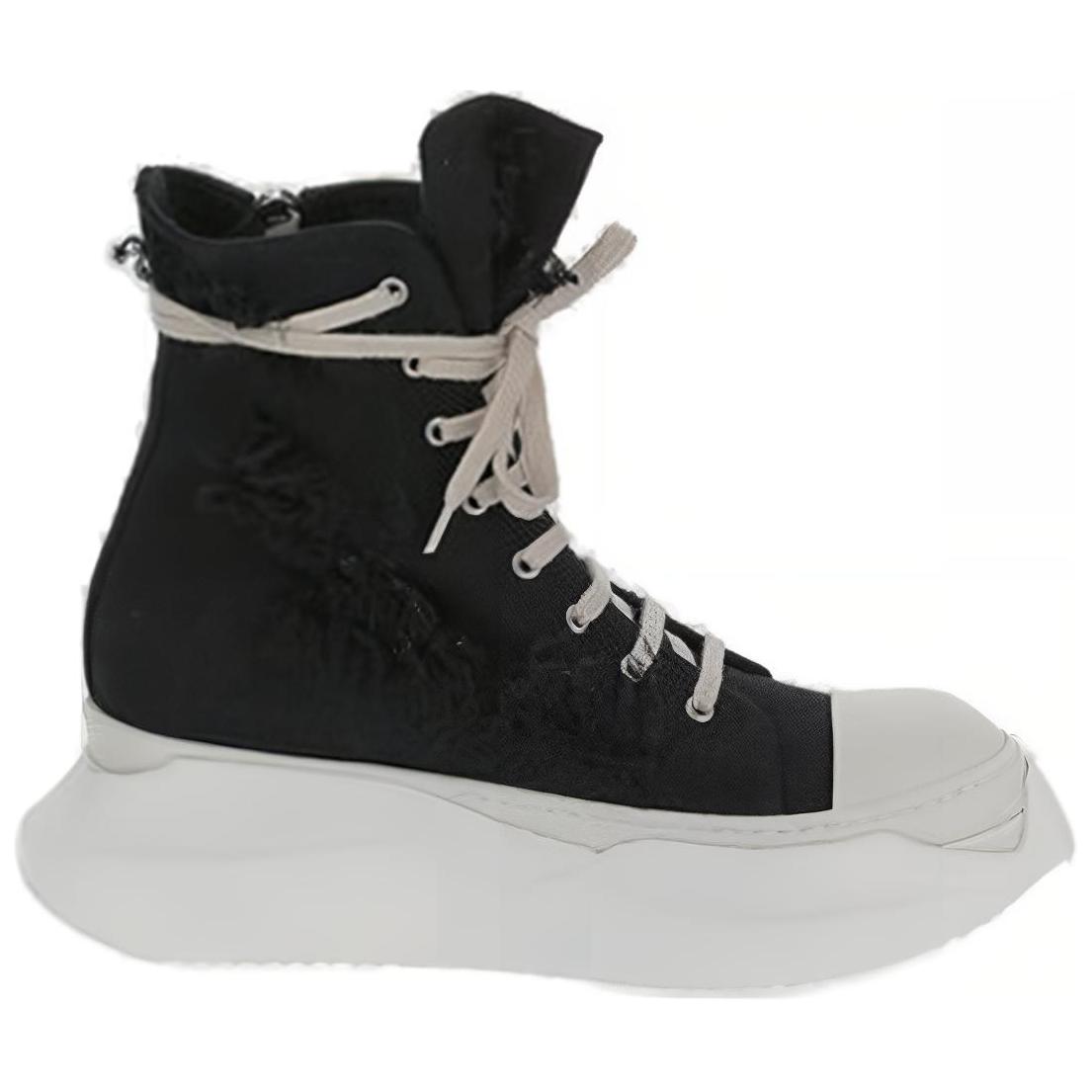 Rick Owens DRKSHDW High-Top Sneaker Boots 'Black' 圖 2
