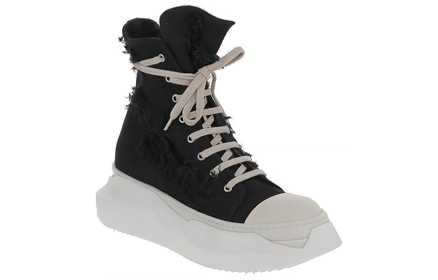 Rick Owens DRKSHDW High-Top Sneaker Boots 'Black' 圖 3
