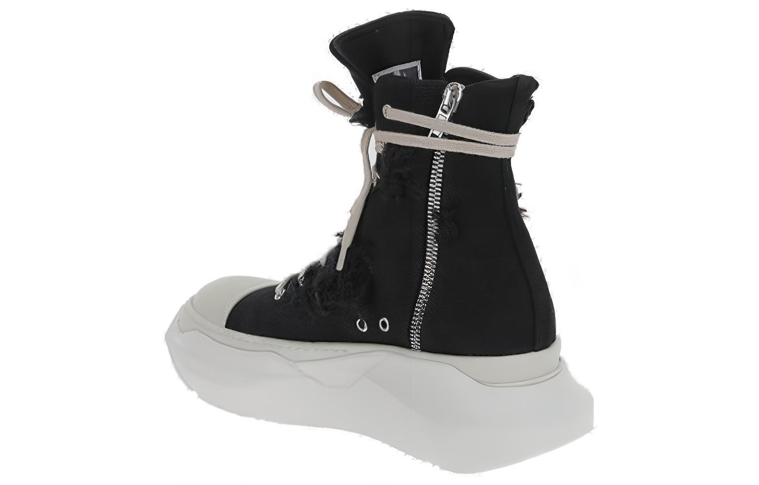 Rick Owens DRKSHDW High-Top Sneaker Boots 'Black' 圖 4