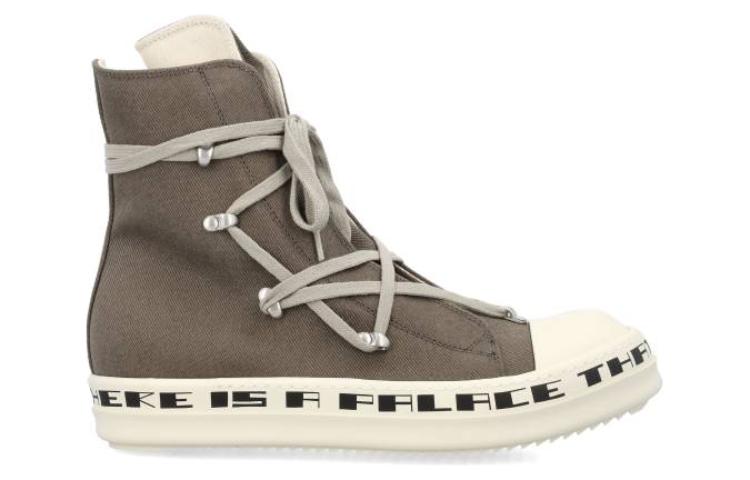 Rick Owens DRKSHDW High-Top Sneakers 'Light Grey CMFT' 圖 2