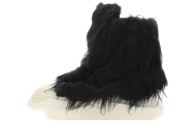 Rick Owens DRKSHDW High Top 'Black' 'Abstract Zip' DU02B4840FF-911