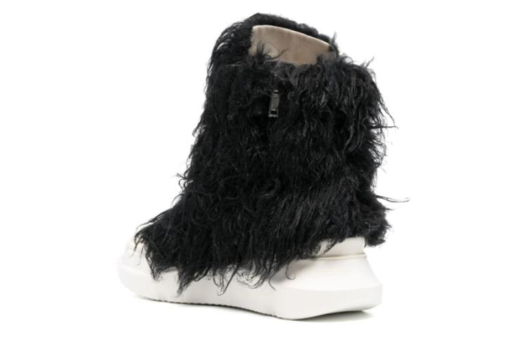 Shop リック オウエンス DRKSHDW ハイカット ジップ ブラック DU02B4840FF-911