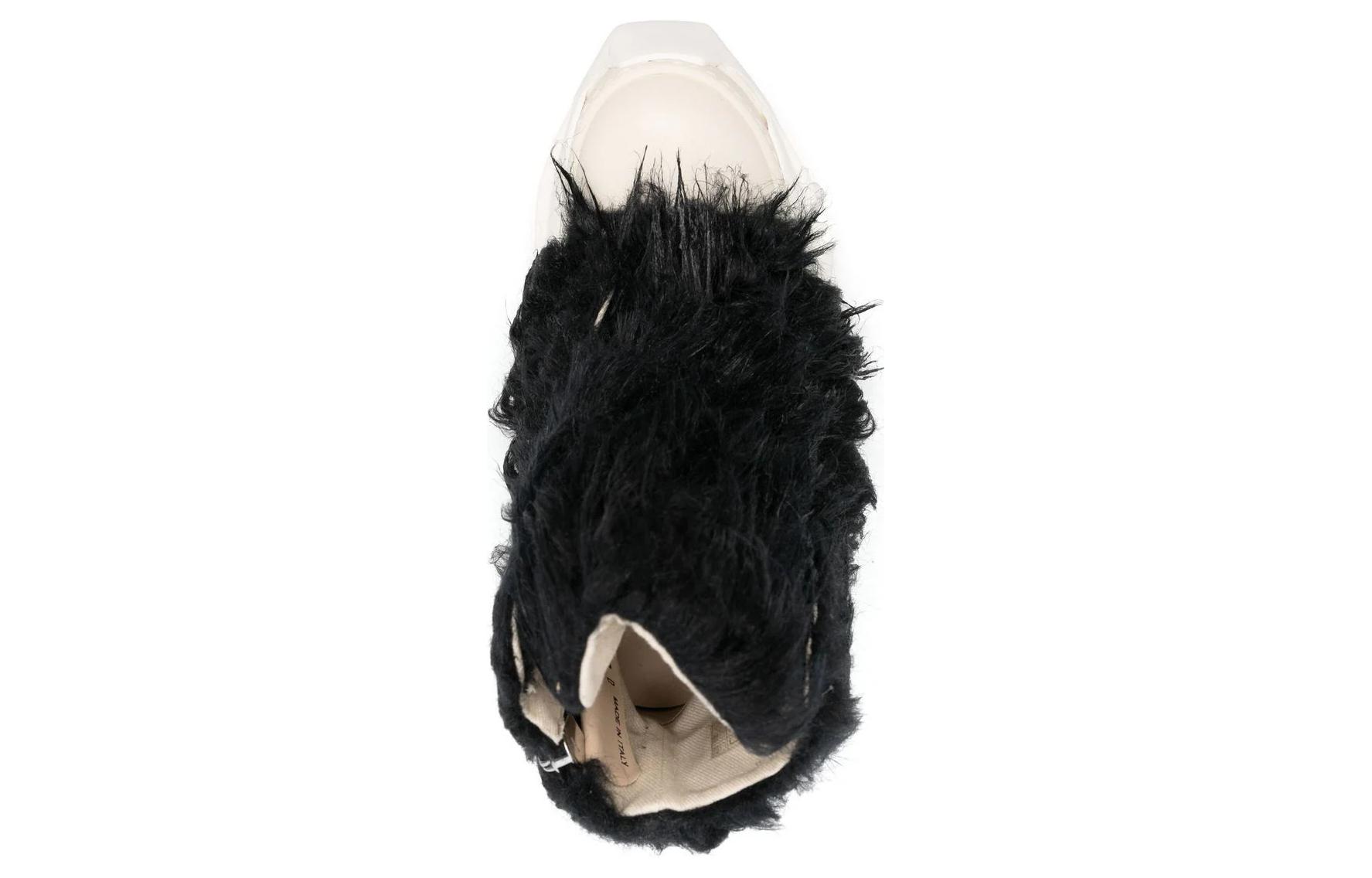 Purchase リック オウエンス DRKSHDW ハイカット ジップ ブラック DU02B4840FF-911