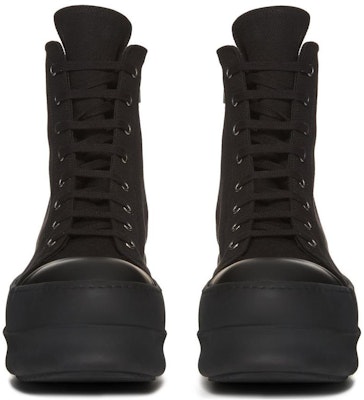 Rick Owens DRKSHDW 高帮帆布鞋 '黑色' DU02C5831DO-999 Lookbook Rick Owens DRKSHDW 高帮帆布鞋 '黑色' DU02C5831DO-999