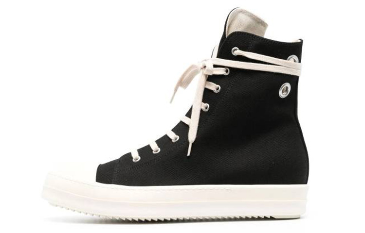 Rick Owens DRKSHDW High Top Milk 'Black' DU01C6800DQES1-911