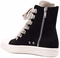 Shop Rick Owens DRKSHDW 高幫綁帶 時尚板鞋 男款 黑色