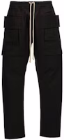 Rick Owens DRKSHDW Lace-Up Straight-Leg Pocket Pants Black DU02C5376TW-09 Rick Owens DRKSHDW Lace-Up Straight-Leg Pocket Pants Black DU02C5376TW-09