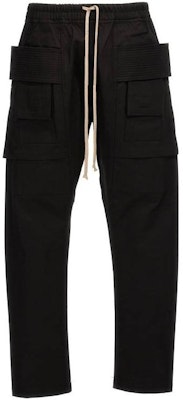 Rick Owens DRKSHDW 系带直筒口袋裤 黑色 DU02C5376TW-09 Order Rick Owens DRKSHDW 系带直筒口袋裤 黑色 DU02C5376TW-09