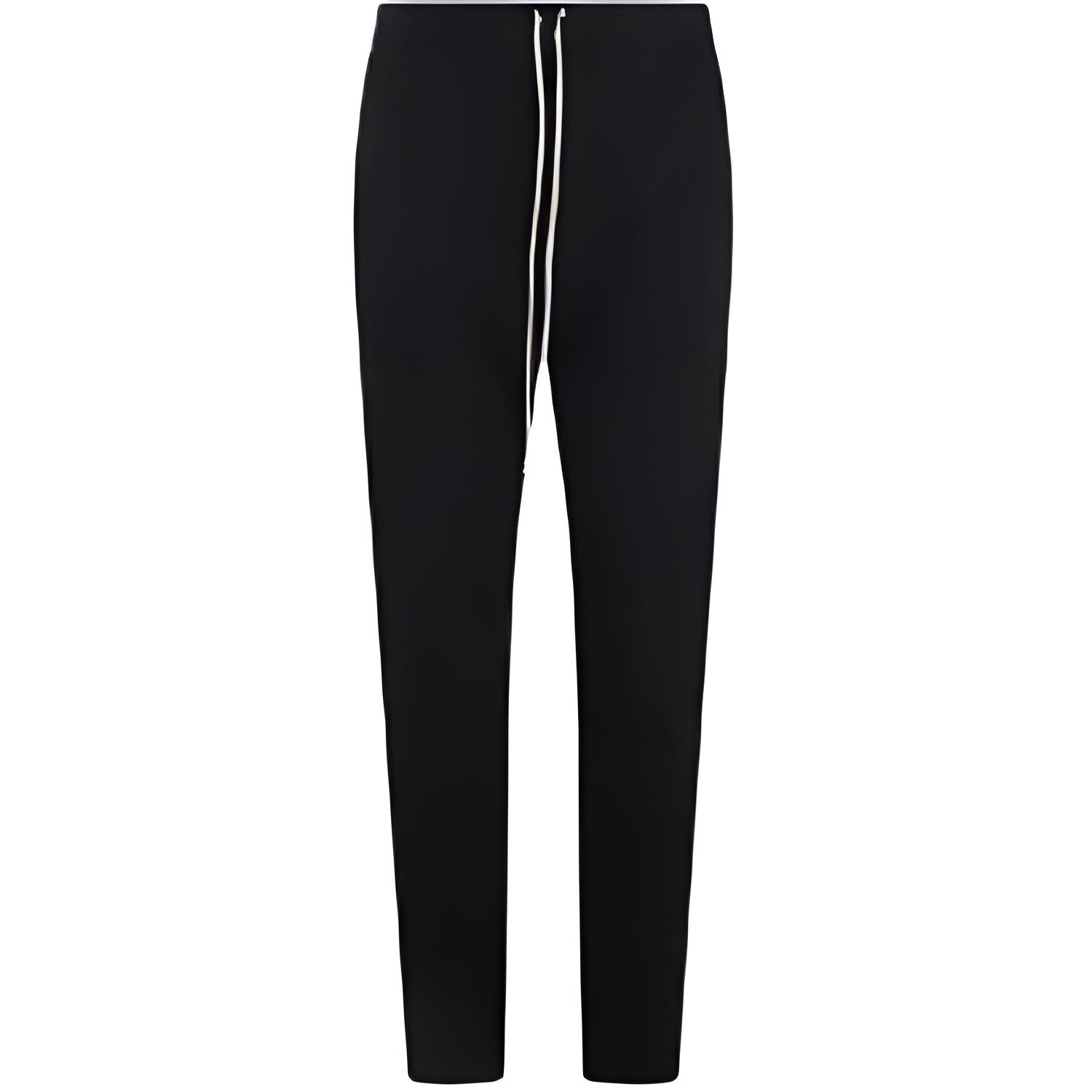 Rick Owens DRKSHDW Lido Berlin Drawstring Mid-Rise Cotton Jersey Pants Black DU01D1392RN-09