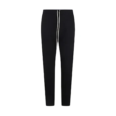Rick Owens DRKSHDW Lido Berlin Drawstring Mid-Rise Cotton Jersey Pants Black DU01D1392RN-09