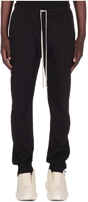 Rick Owens DRKSHDW Celana Lido Berlin Drawstring Mid-Rise Cotton Jersey Hitam DU01D1392RN-09 Order Rick Owens DRKSHDW Celana Lido Berlin Drawstring Mid-Rise Cotton Jersey Hitam DU01D1392RN-09