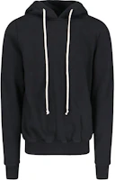 Rick Owens DRKSHDW Logo Patch Drawstring Hoodie Full-Zip Black Sweatshirt DU02D2288F-09 Rick Owens DRKSHDW Logo Patch Drawstring Hoodie Full-Zip Black Sweatshirt DU02D2288F-09