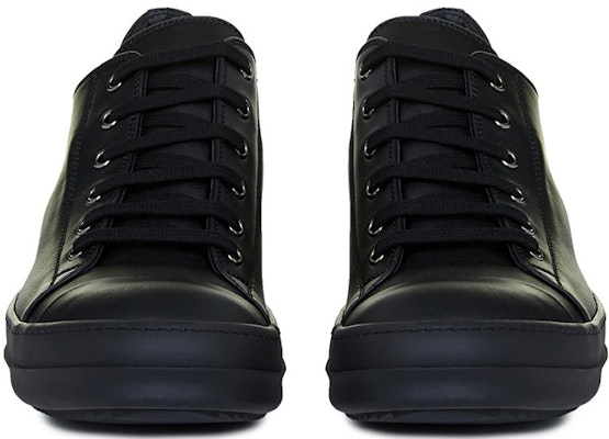 RICK OWENS Tecuatl 皮革低筒運動鞋 黑 Lookbook RICK OWENS Tecuatl 皮革低筒運動鞋 黑