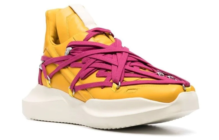 Rick Owens DRKSHDW Low Sneaker 'Yellow' 圖 2