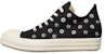 Rick Owens DRKSHDW Low Sneaks Eyelet Hitam Susu DU02C5802-DOES2-911