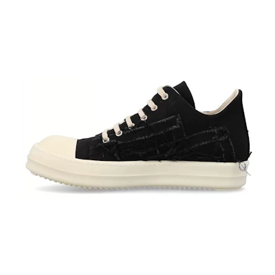 Rick Owens DRKSHDW Low Top 'Black Denim'