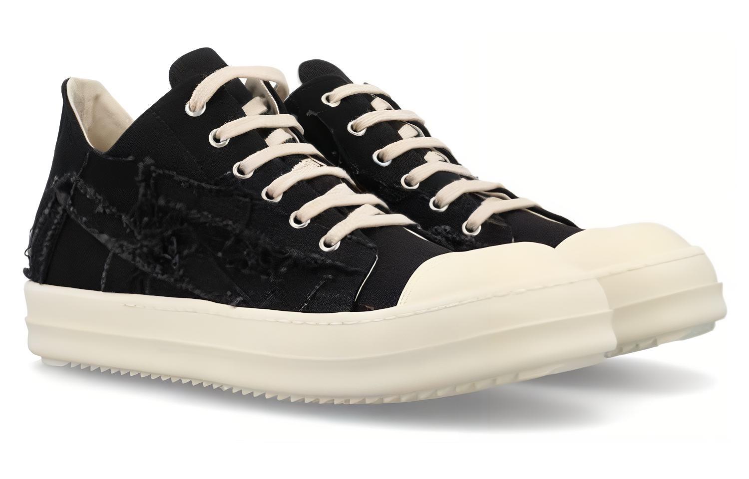 Rick Owens DRKSHDW Low Top 'Black Denim' 圖 3