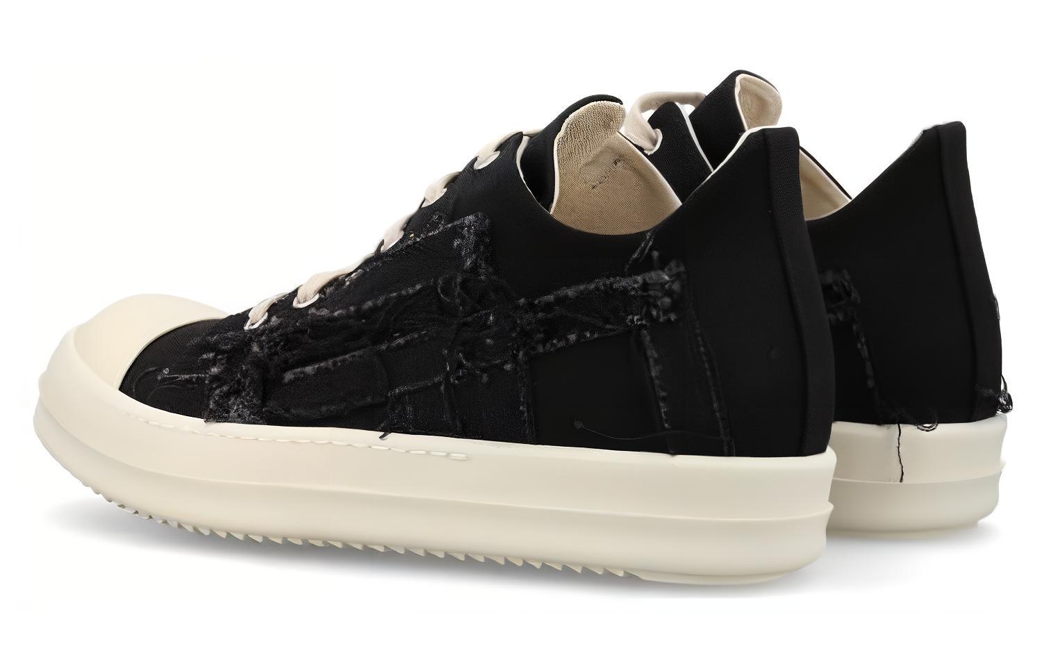 Rick Owens DRKSHDW Low Top 'Black Denim' 圖 4