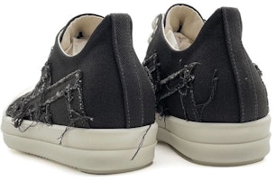 Rick Owens DRKSHDW Sepatu Low 'Black Denim' DU01C6809SLASH-7811 Lookbook Rick Owens DRKSHDW Sepatu Low 'Black Denim' DU01C6809SLASH-7811