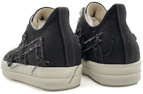 リックオウエンス DRKSHDW デニムローカット (ブラック) DU01C6809SLASH-7811 Lookbook リックオウエンス DRKSHDW デニムローカット (ブラック) DU01C6809SLASH-7811