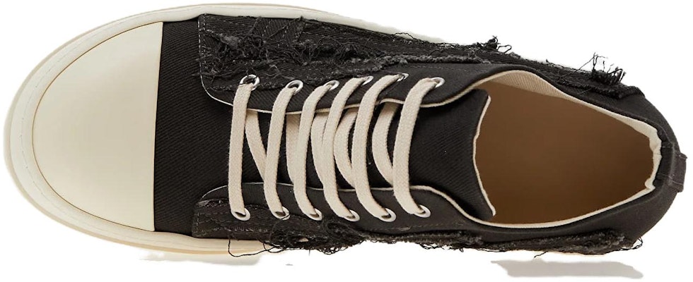 Rick Owens DRKSHDW Low Top 'Black Denim' DU01C6809SLASH-7811 Purchase Rick Owens DRKSHDW Low Top 'Black Denim' DU01C6809SLASH-7811