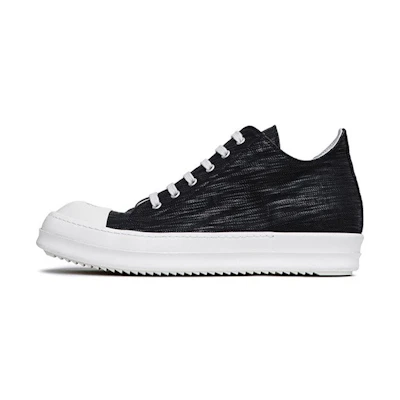 Rick Owens DRKSHDW Low Top 'Black Denim'