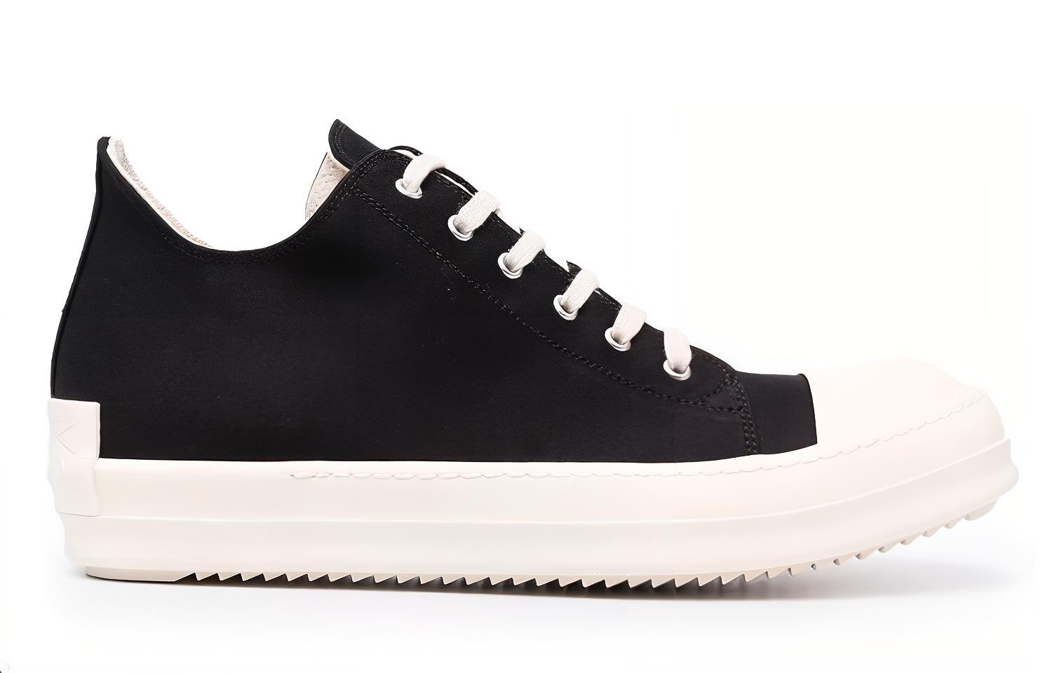 Rick Owens DRKSHDW Low Top Sneaker 'Black' 圖 2