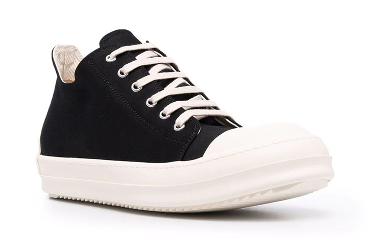Rick Owens DRKSHDW Low Top Sneaker 'Black' 圖 4