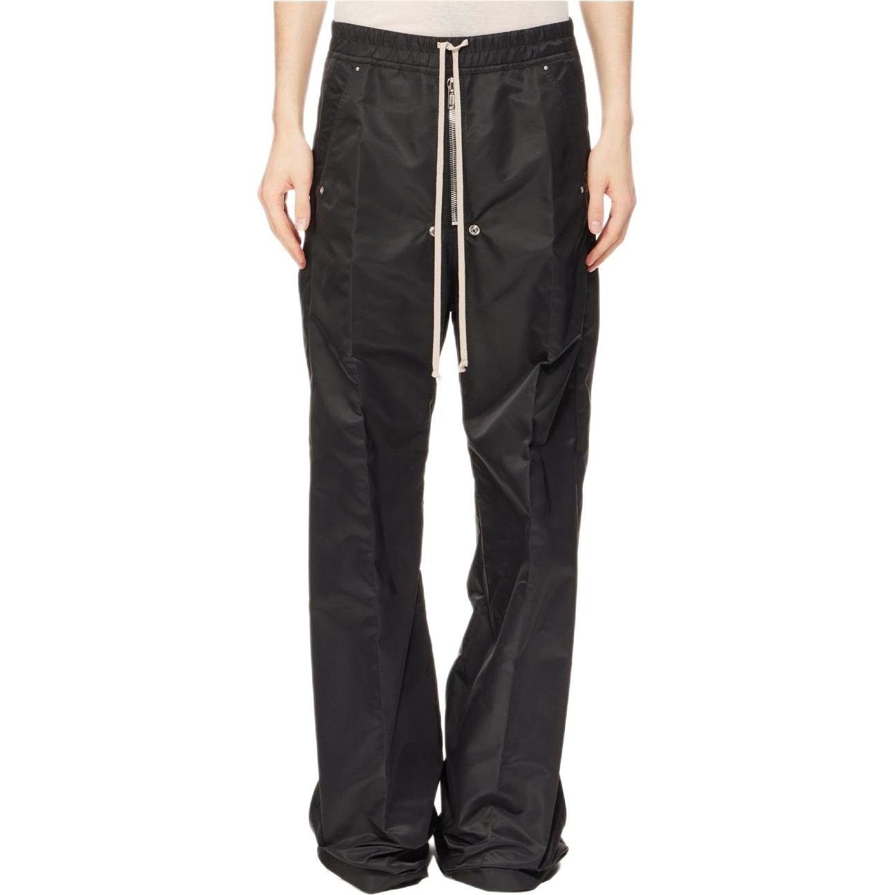 Rick Owens DRKSHDW Low Waist Wide-Leg Trousers  Black DU02C5378BR-09