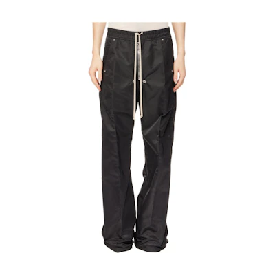 Rick Owens DRKSHDW Low Waist Wide-Leg Trousers Black DU02C5378BR-09