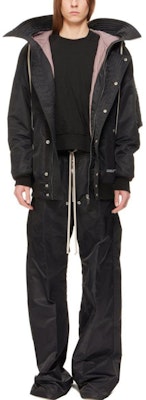 릭 오웬스 DRKSHDW 로우 웨이스트 와이드 레그 바지 블랙 DU02C5378BR-09 Purchase 릭 오웬스 DRKSHDW 로우 웨이스트 와이드 레그 바지 블랙 DU02C5378BR-09