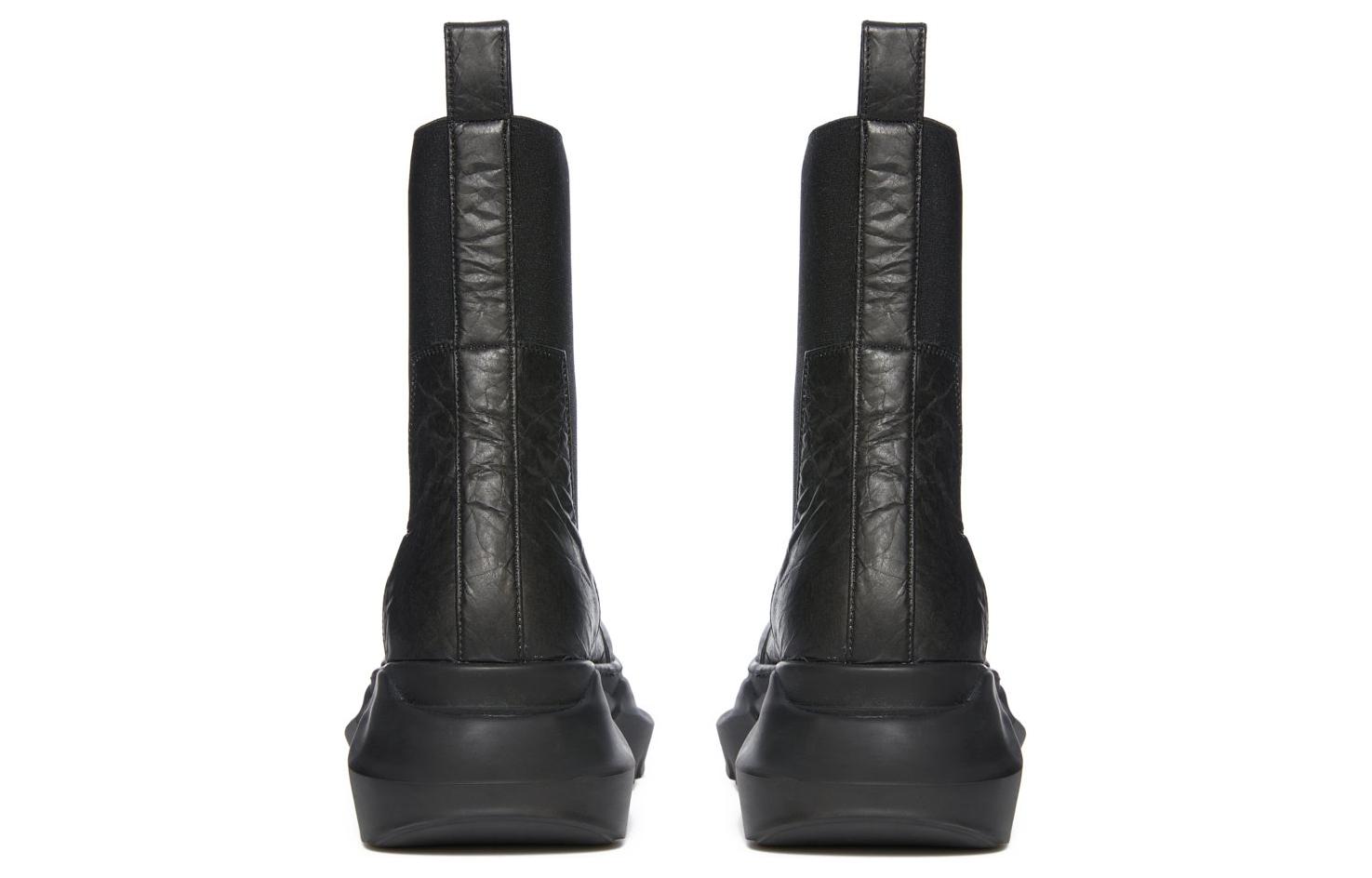 Shop Rick Owens DRKSHDW 時尚舒適 短筒 切爾西靴 男款 黑色