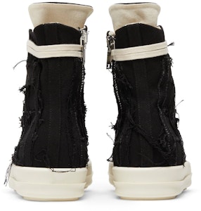 Rick Owens DRKSHDW Luxor Slashed High 'Black Milk' Hitam DU02C5807-SLASH-911 Details for Rick Owens DRKSHDW Luxor Slashed High 'Black Milk' Hitam DU02C5807-SLASH-911