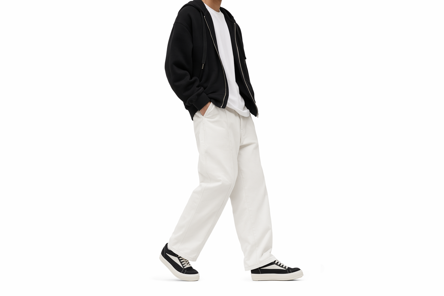 Order 瑞克歐文斯 DRKSHDW 圓頭綁帶 低筒 板鞋 男款 黑色