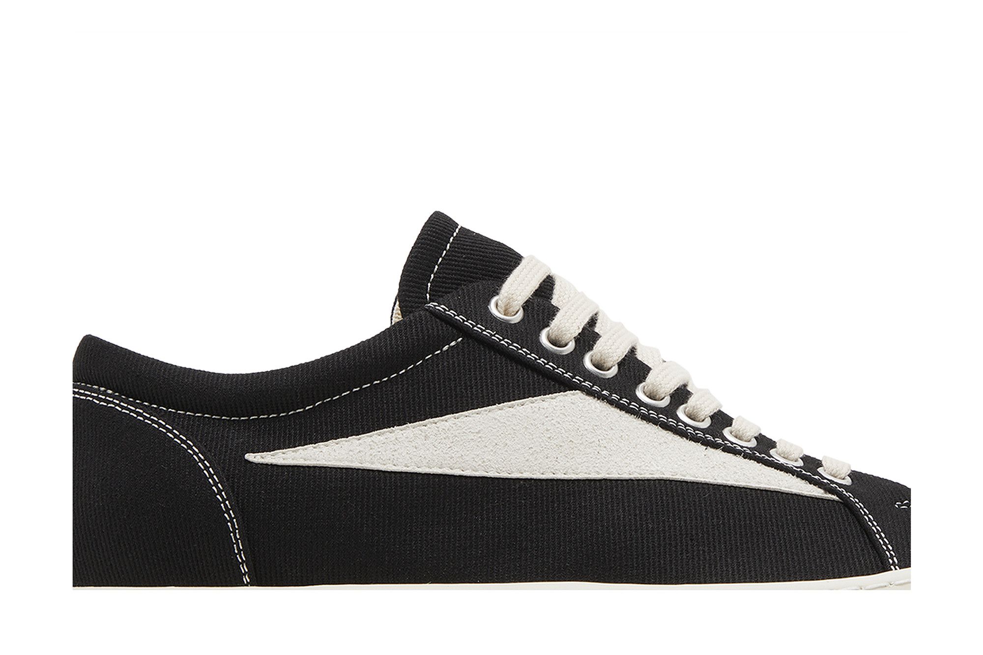 Lookbook Rick Owens DRKSHDW Luxor Vintage Low ''Noir Lait'' DU02C5803-DO-911