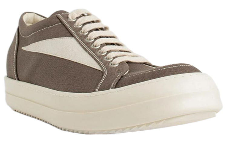 Lookbook Rick Owens DRKSHDW 復古時尚 舒適百搭 低幫 板鞋 男女同款 灰棕色