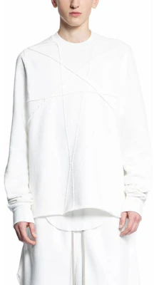 Rick Owens DRKSHDW 男士纯色圆领卫衣 白色 DU01D1279FET1-11 Buy Rick Owens DRKSHDW 男士纯色圆领卫衣 白色 DU01D1279FET1-11