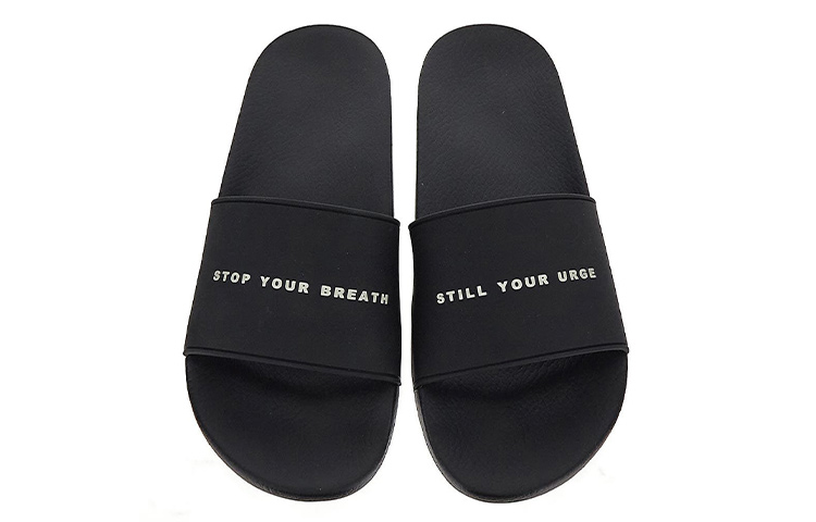 Rick Owens DRKSHDW Open Toe Slide 'Black' 圖 3