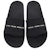 Rick Owens DRKSHDW Selipar Hujung Terbuka 'Hitam' DU01C6821RUBP11-91