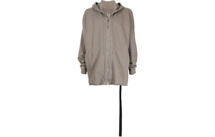 Rick Owens DRKSHDW Oversized Zip-Up Hoodie Jacket Gray DU02A3275F-34
