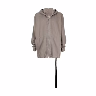 Rick Owens DRKSHDW Oversized Zip-Up Hoodie Jacket Gray DU02A3275F-34