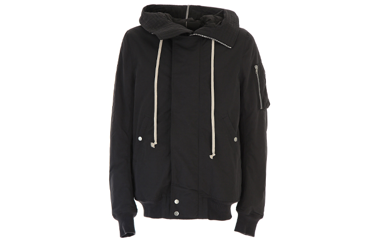 Rick Owens DRKSHDW Padded Hoodie Jacket Black Fall Edition DU17F2764MU-09