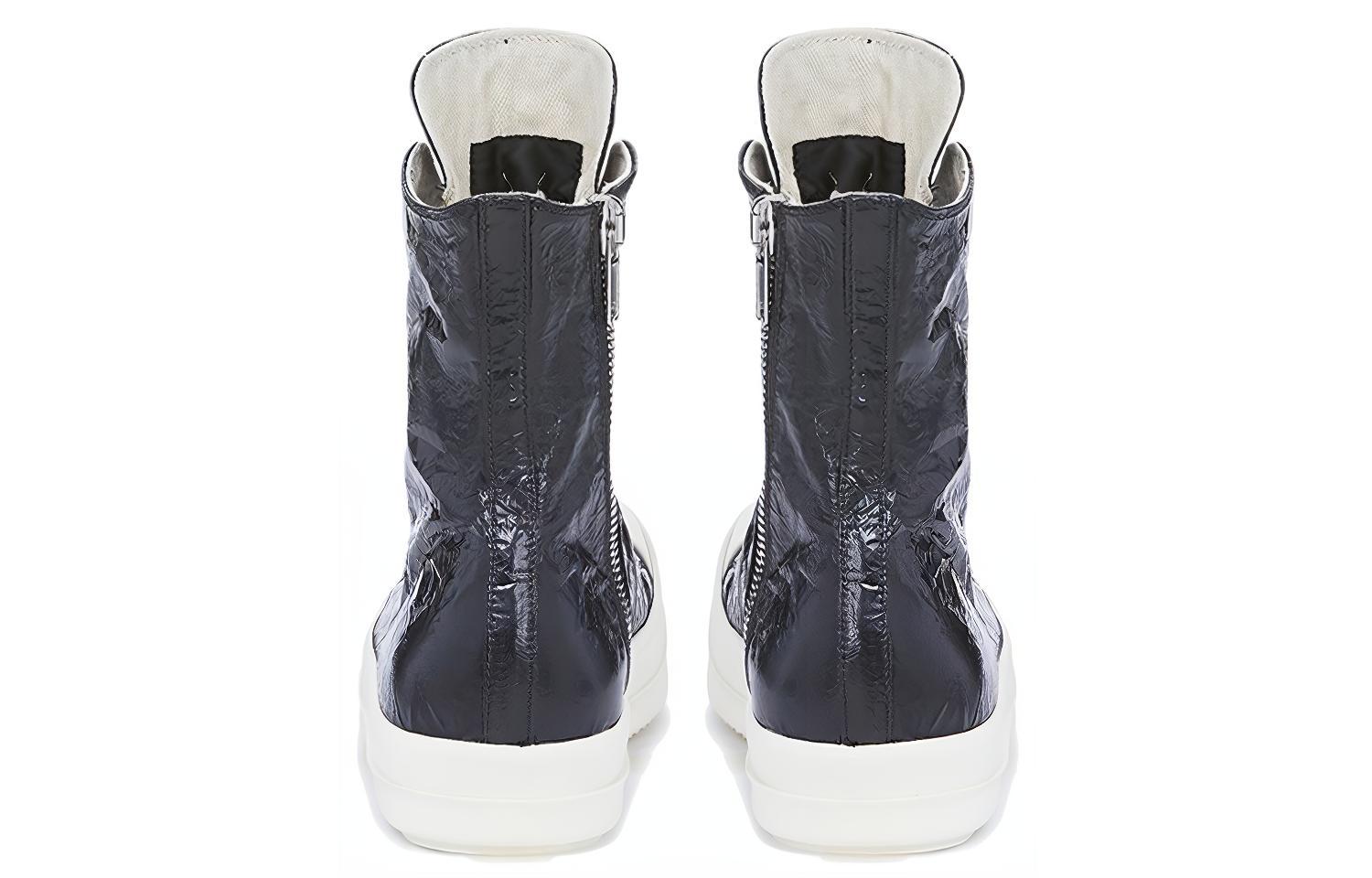 Shop リック オウエンス ダークシャドウ フレゲトン ハイ ブラック DU21S2800SHPES1-911