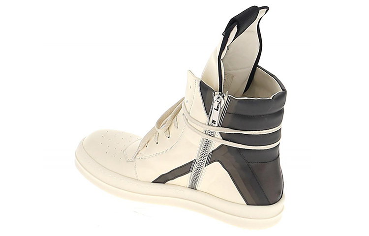 Rick Owens DRKSHDW Rick Owens High-Top Sneakers 'Beige' 圖 4