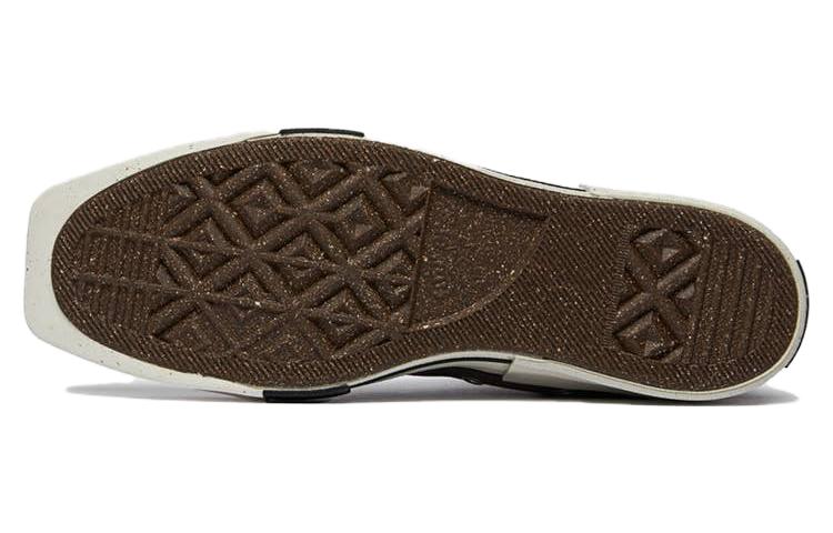 Shop 匡威 x Rick Owens DRKSHDW 织物 百搭时尚 高筒 板鞋 男款 棕色