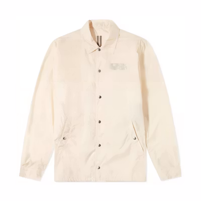 Rick Owens DRKSHDW Single-Breasted Collar Jacket Beige Menswear DU01B7782-T1