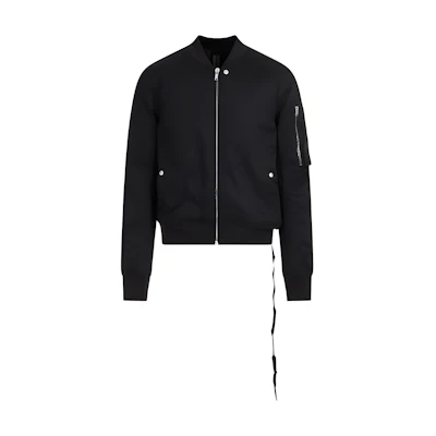 Rick Owens DRKSHDW Slim Fit Zip-Up Jacket Black Long Sleeve DU02C5771TW-09